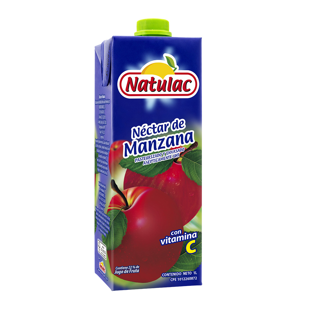 JUGO NATULAC  1LT MANZANA UHT