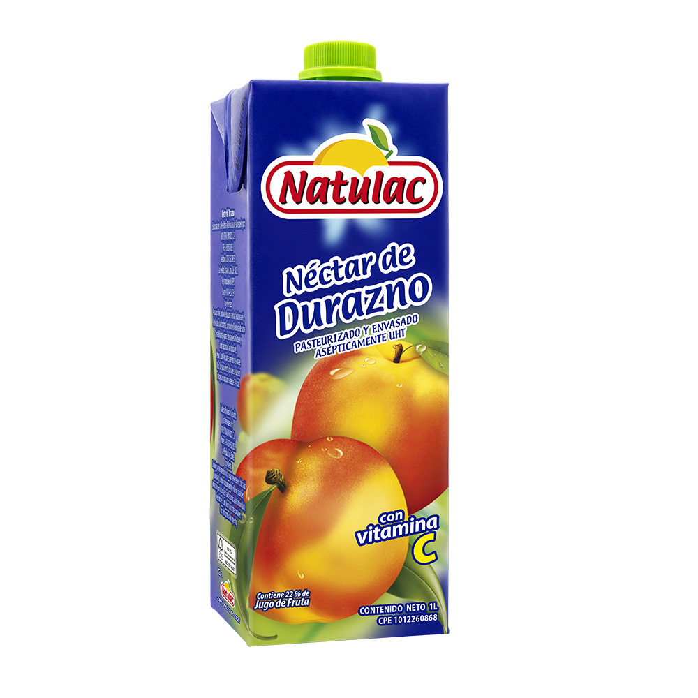 JUGO NATULAC 1LT DURAZNO UHT