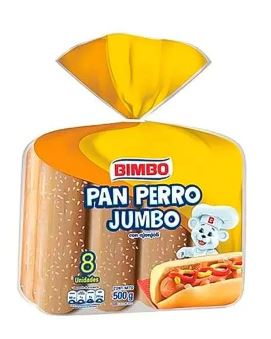 PAN BIMBO 500GR PERRO CALIENTE