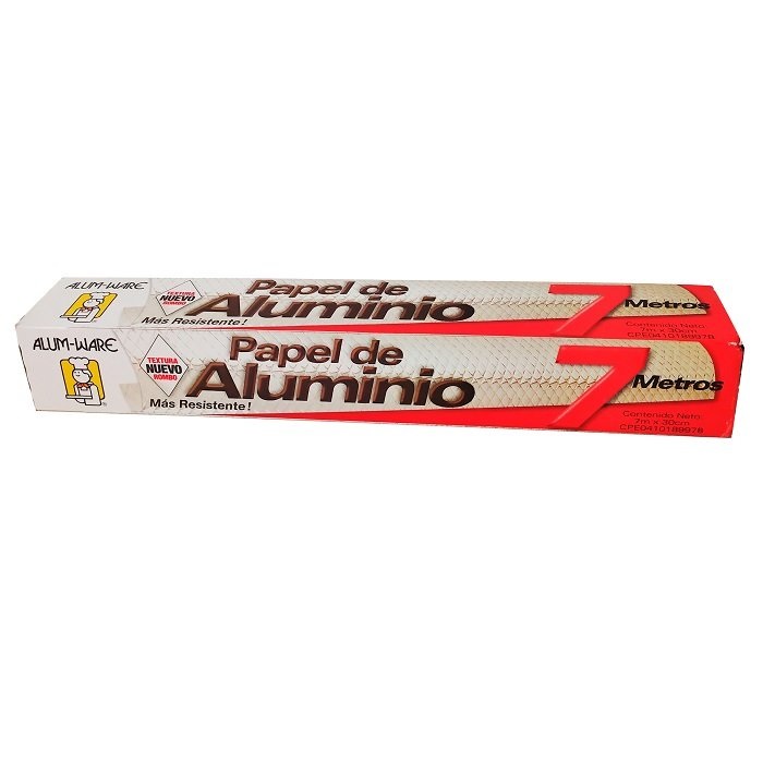 PAPEL ALUMINIO ALUMWARE 7MTSX30CM