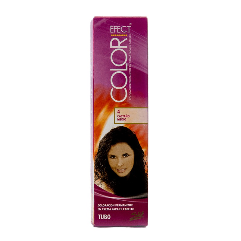 TINTE COLOR EFFECT SLIK TUBO 4 CASTAÑO MED