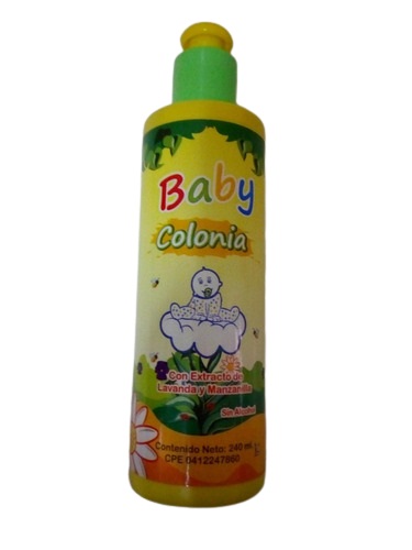 COLONIA BABY 240ML LAVANDA Y MANZANILLA