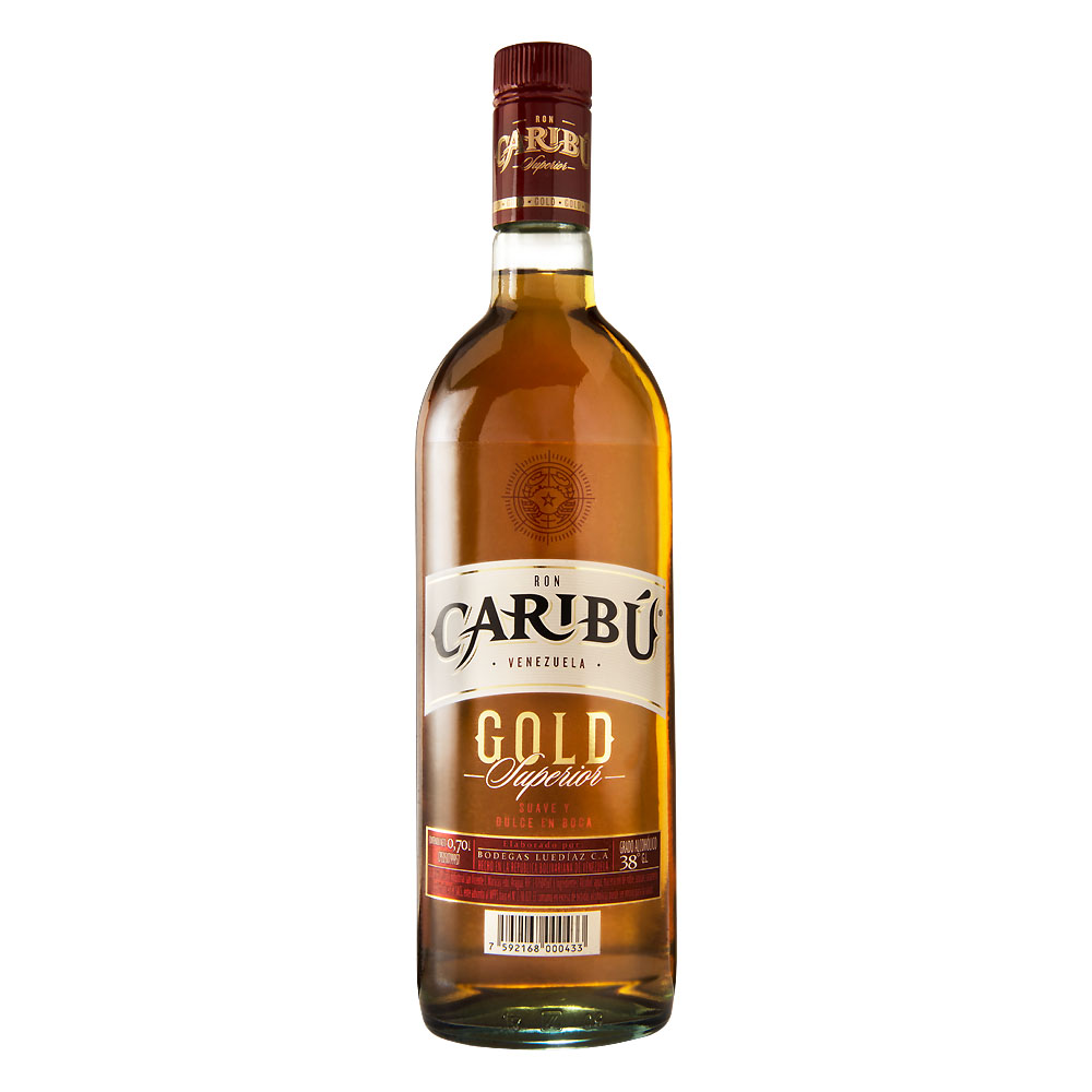LICOR DE RON CARIBU 0.70LT GOLD SUPERIOR