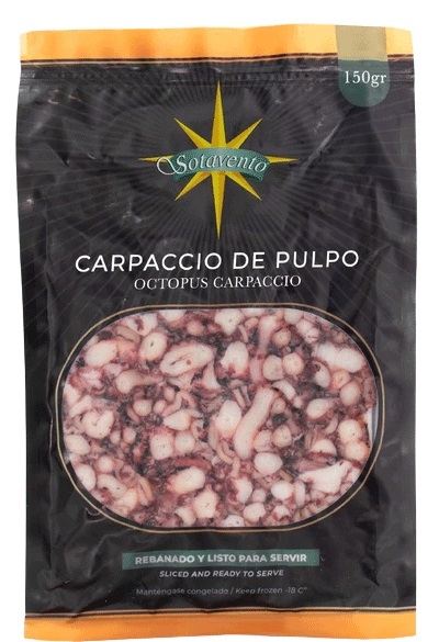 CARPACCIO SOTAVENTO 150GR PULPO