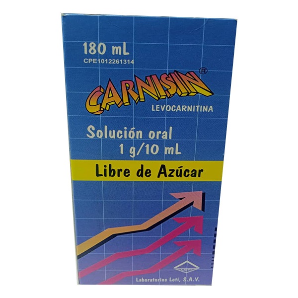 CARNISIN LETI 1G/10ML X180ML SIN AZUCAR