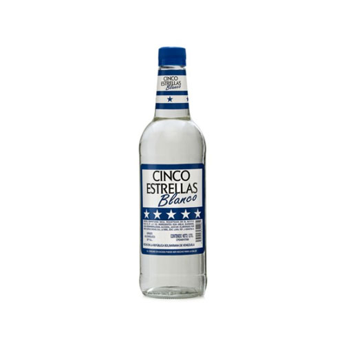 RON CINCO ESTRELLAS 0.70LT BLANCO