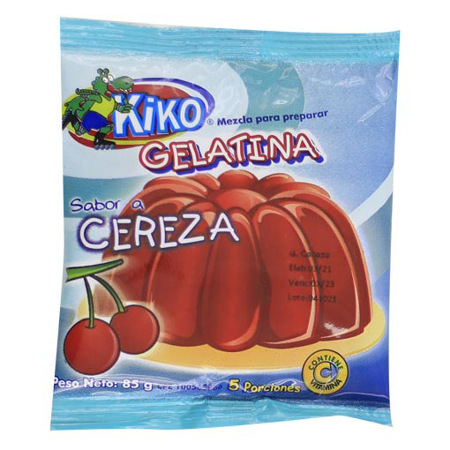 GELATINA KIKO 85GR CEREZA
