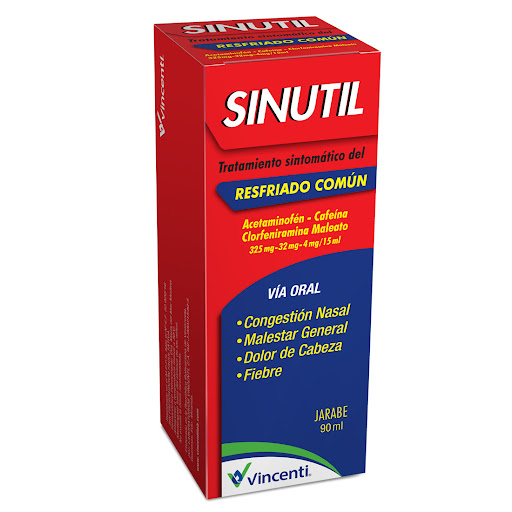SINUTIL 325MG 32MG 4MG/15 ML X 90ML VINCENTI