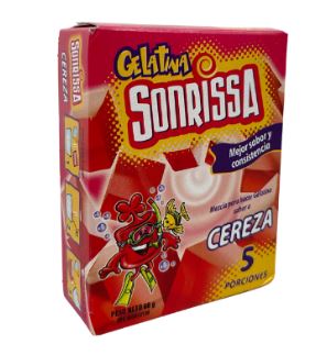 GELATINA SONRISSA 66GR CEREZA