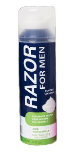 ESPUMA AFEITAR RAZOR 194GR HOMBRE PIEL S