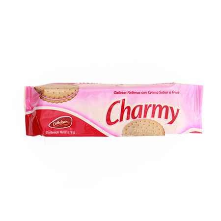 GALLETA CHARMY 216GR DE FRESA