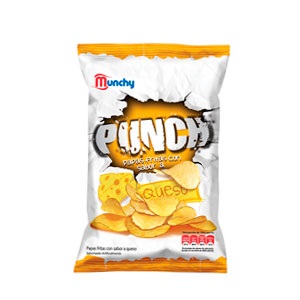 PAPAS PUNCH MUNCHY 80GR FRITAS QUESO