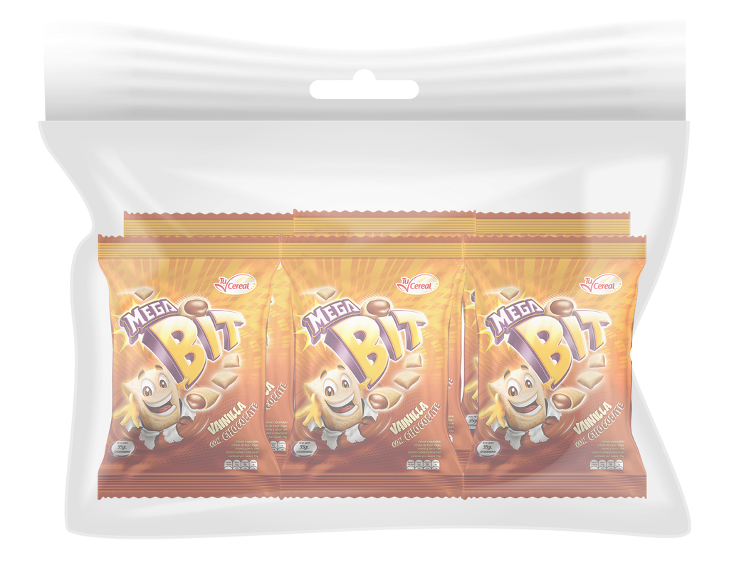 CEREAL MEGA BIT 6 X 35GR VAINILLA CHOCOL