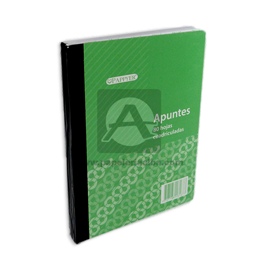 LIBRETA GRANDE PAPPYER 80H CUADROS
