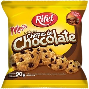 GALLETA MINIS RIFEL 90GR CHISPA DE CHOC