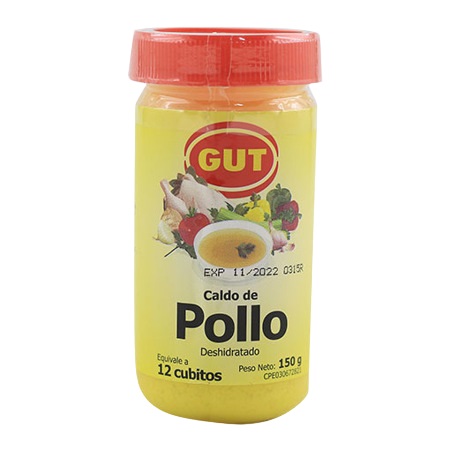 CALDO GUT 150GR DE POLLO DESHIDRATADO