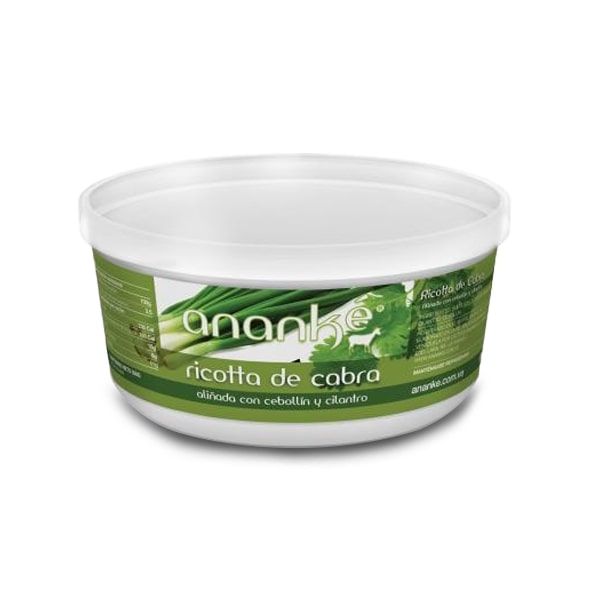 RICOTTA ANANKE 350GR CEBOL/CILANT