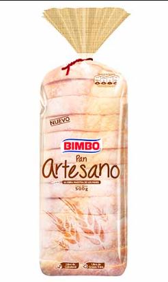 PAN SANDWICH BIMBO 500GR ARTESANO