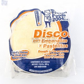 MASA LISTA FROZEN FOODS 1KG MEDIANA