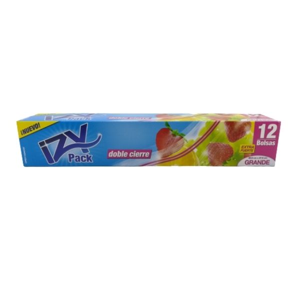 BOLSA C/CIERRE IZYPACK X12 BOLSAS GRAND