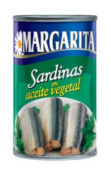SARDINA MARGARITA 170GR ACEITE VEGETAL