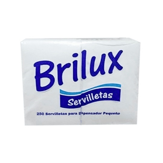 SERVILLETAS BRILUX 250UND P/DISP PEQ.