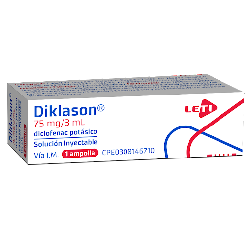 DIKLASON 75MG/3ML X1AMP DICLOFENAC POT LETI