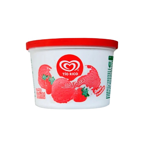 HELADO TIO RICO 435 ML FRESA CLASICCO