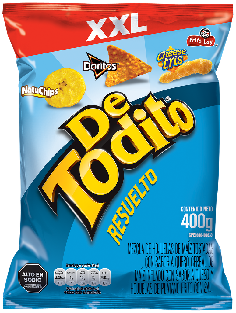 SNACK DETODITO 400GR RESUELTO XXL