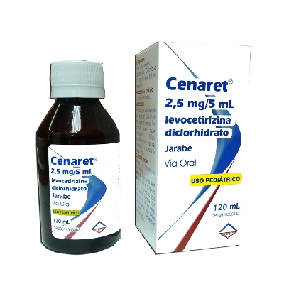 CENARET 2.5MG/5ML X 120ML LEVOCETIRIZINA LETI