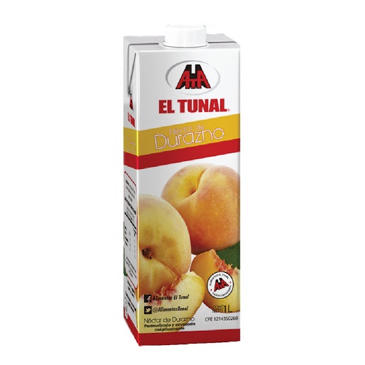 JUGO EL TUNAL 1LT DURAZNO UHT