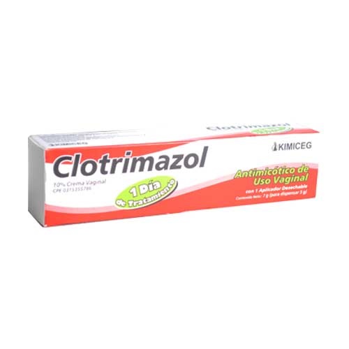 CLOTRIMAZOL CREMA VAG 10% X 7G 1DIA TTO KIMICEG