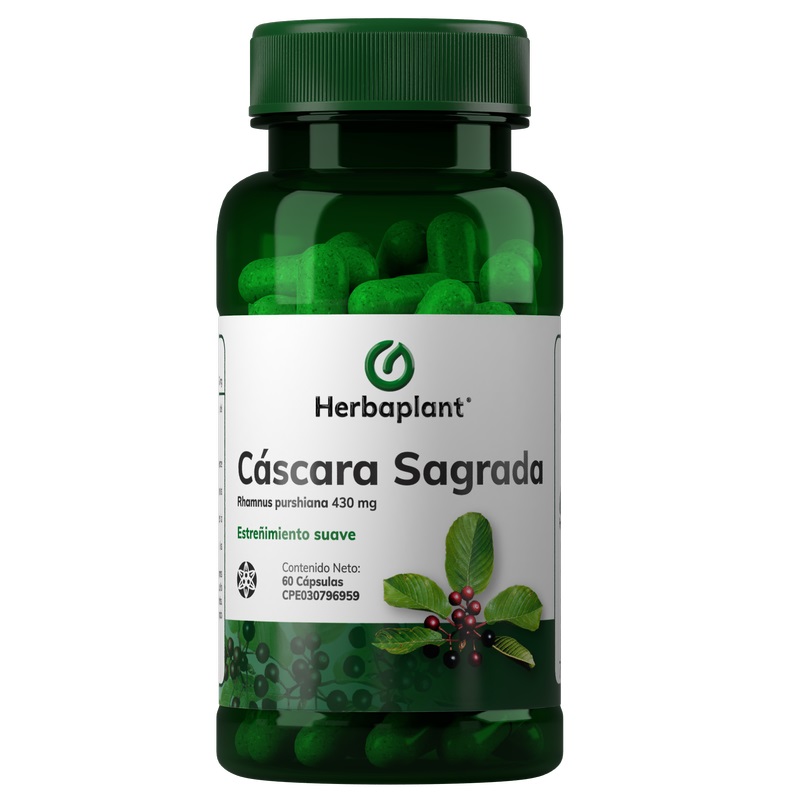 CASCARA SAGRADA 430MG X 60CAPS HERBAPLANT