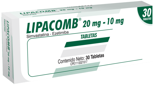 LIPACOMB 20MG 10MG X 30TAB FARMA