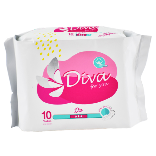 TOALLAS CLINIC DIVA X10UND DIA ULT DELG