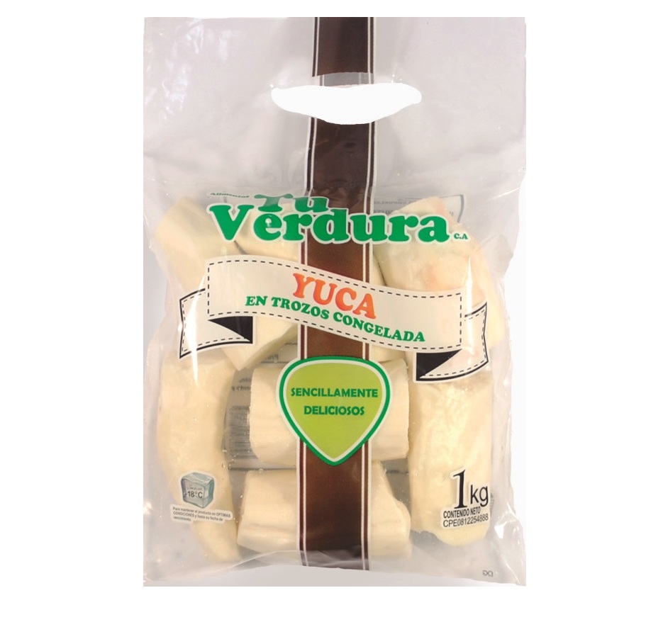 YUCA TUVERDURA 1KG CONGELADAS TROZO