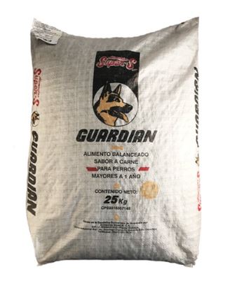 ALIMENTO P/PERRO GUARDIAN 25KG