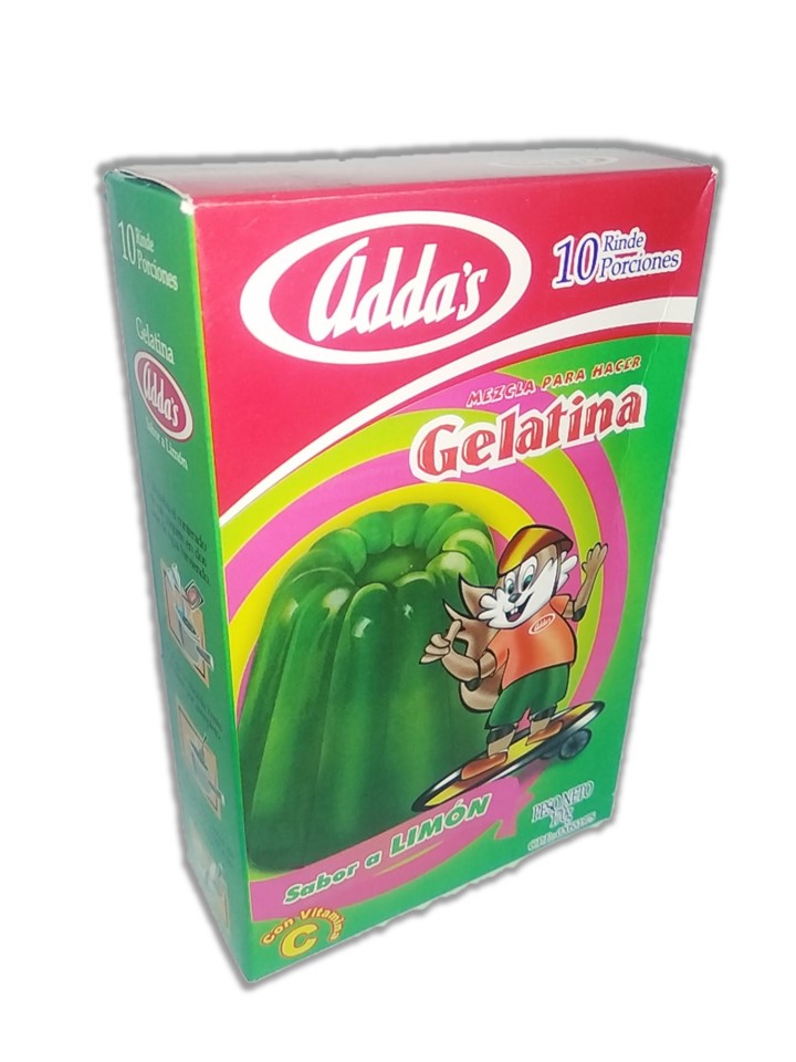 GELATINA ADDAS 170GR LIMON