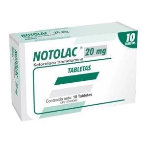 NOTOLAC 20MG X 10TAB FARMA