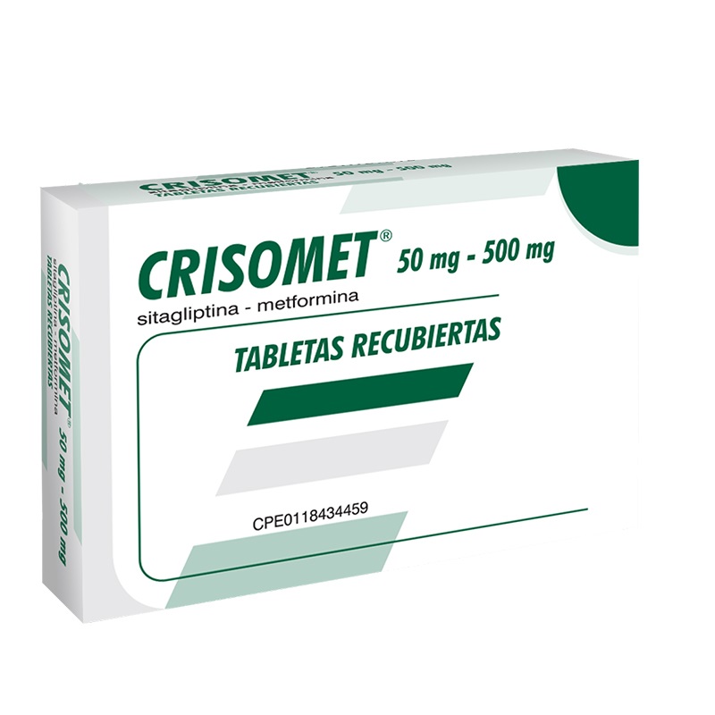 CRISOMET 50MG 500MG X 10TAB FARMA