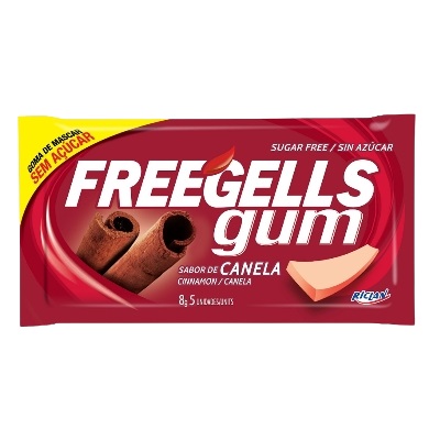 CHICLETS FREEGELLS 8GR CANELA***