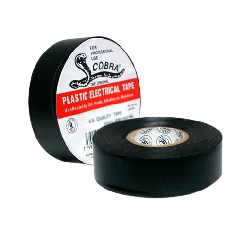 TEIPE ELECTRICO COBRA NEGRO X 10MTS