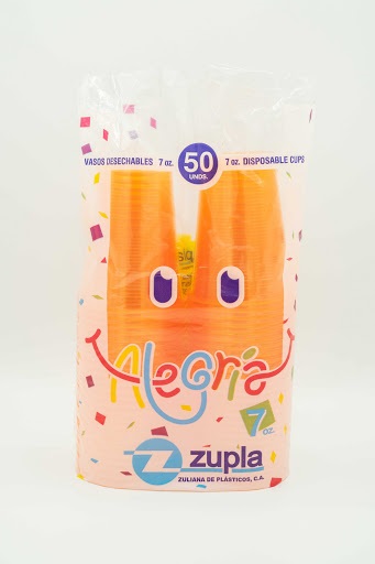 VASOS ALEGRIA 7OZ X50UND