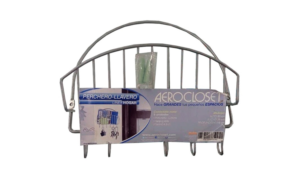 PERCHERO LLAVERO AEROCLOSET
