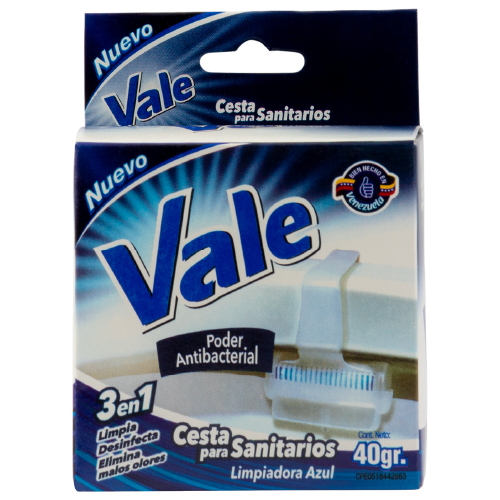 CESTA VALE 40GR SANITARIO AZUL LIMP 