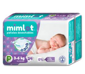 PAÑALES MIMLOT P 24UND