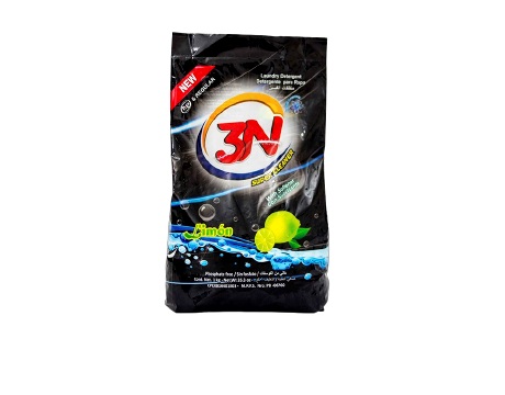 DETERGENTE 3N 1KG LIMON POLVO