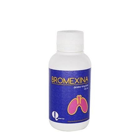 BROMEXINA JARABE 4MG/5ML X120ML  QUIMFAR