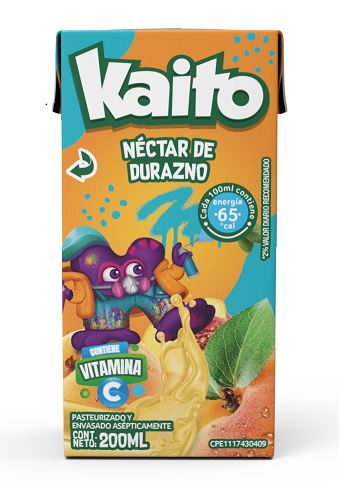 JUGO KAITO 200ML DURAZNO TRIPACK