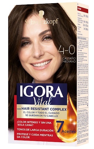 TINTE IGORA VITAL 4.0 KIT CASTA MED